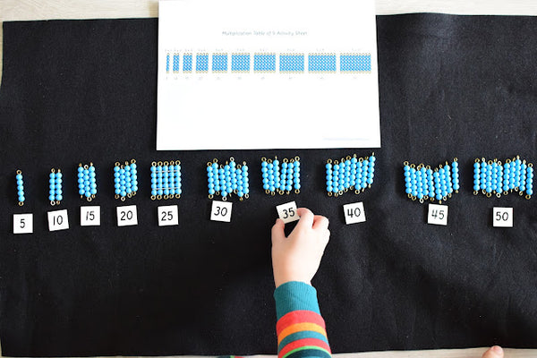 Montessori Multiplication Worksheets BUNDLE