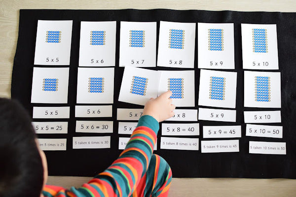 Montessori Multiplication Worksheets BUNDLE