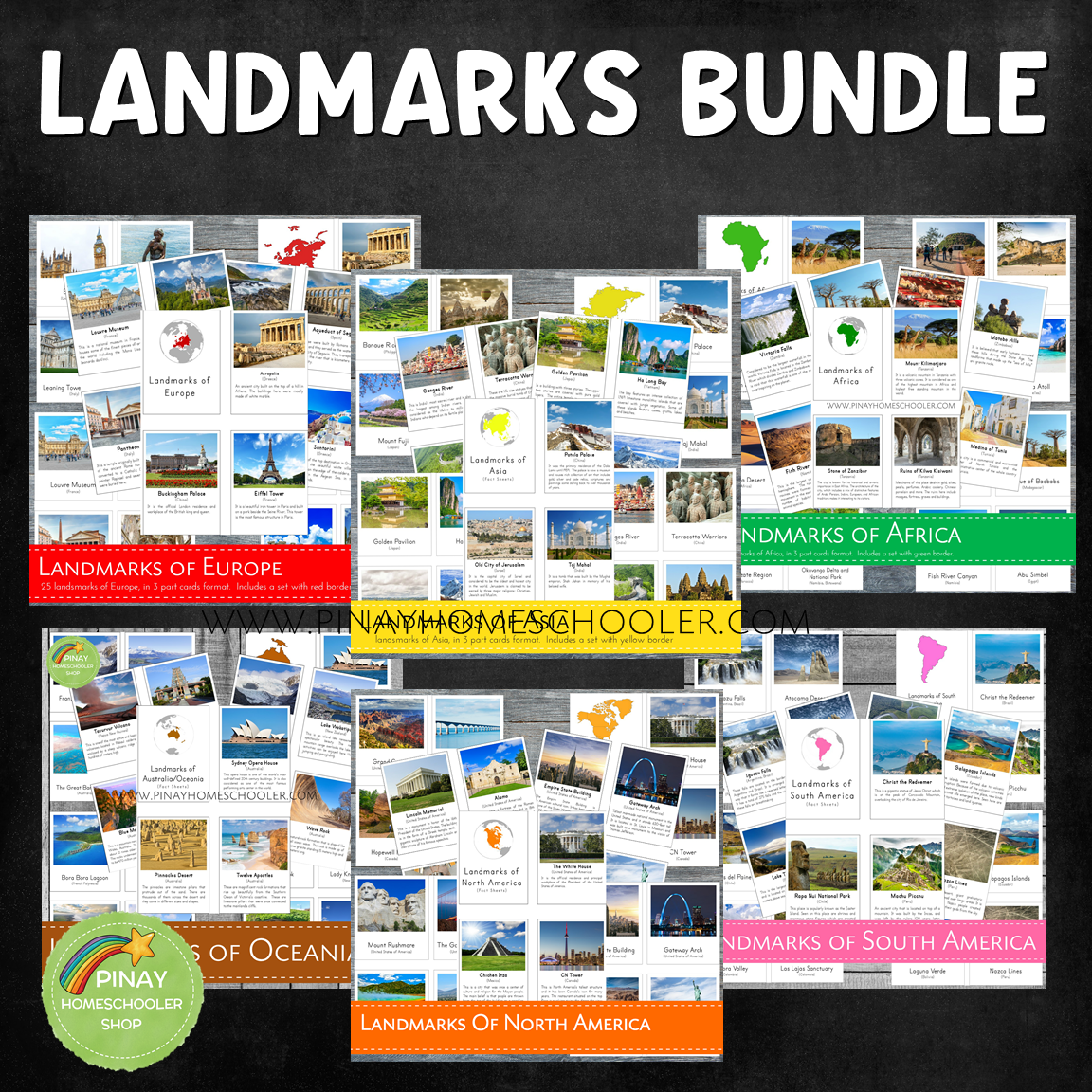 Landmarks Around the World Bundle