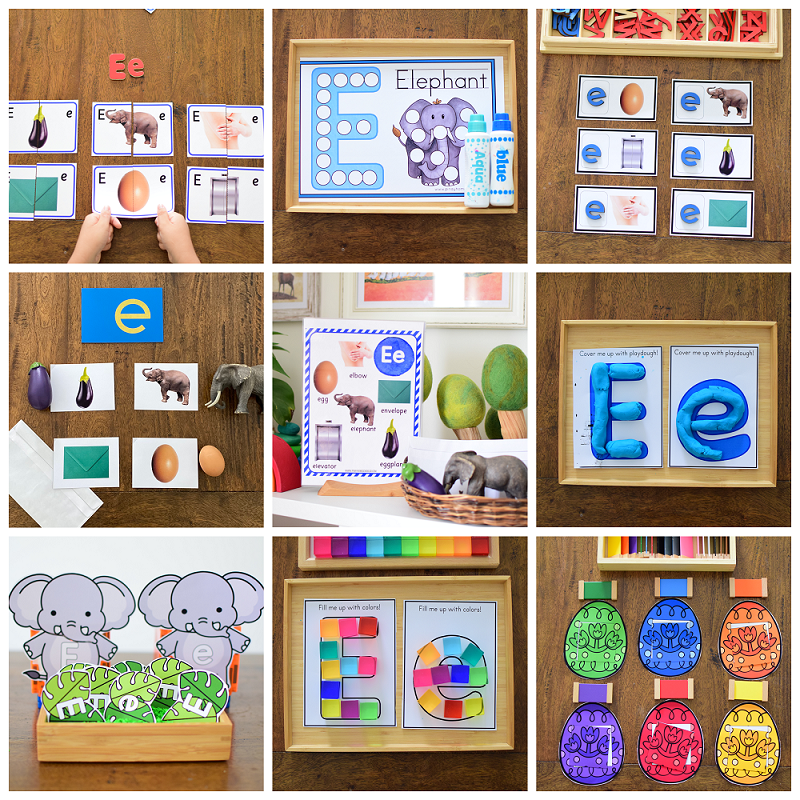 Letter E Curriculum - Letter of the Week