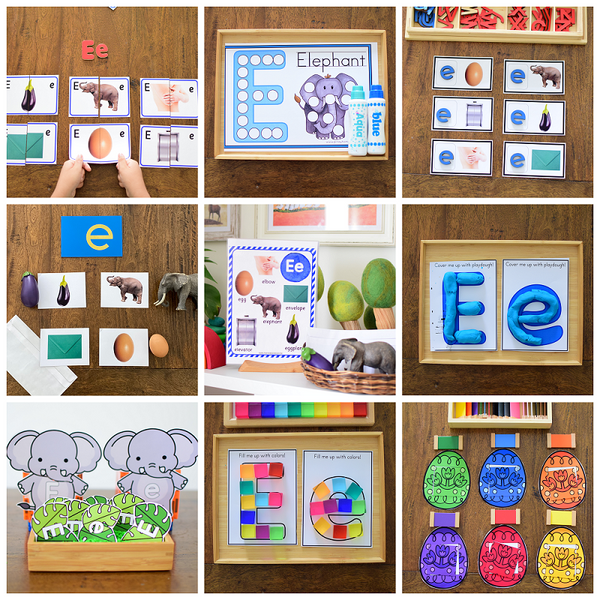 Letter E Curriculum - Letter of the Week