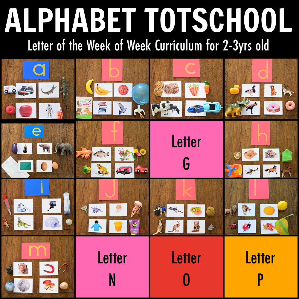 Letter of the Week - Toddler School Alphabet Curriculum COMPLETE