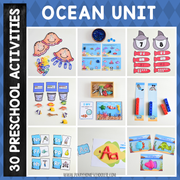 Ocean Preschool Math and Literacy Pack