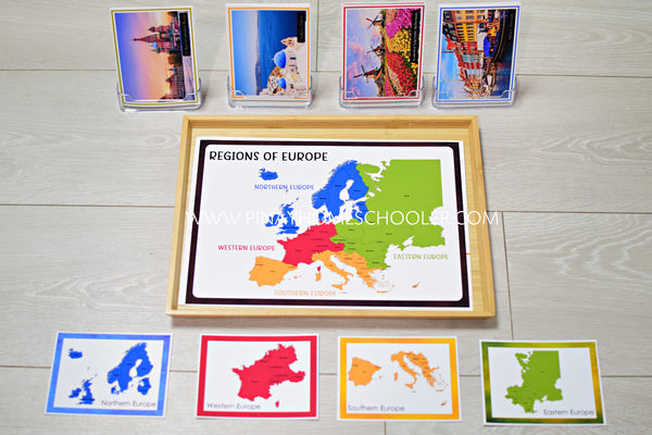 Regions of Europe Learning Packet