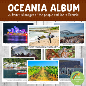 Australia/Oceania Montessori Geography Folder - Photos