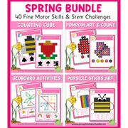 Fine Motor Skills Activities - Spring