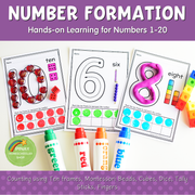 1-20 Number Formation Worksheets