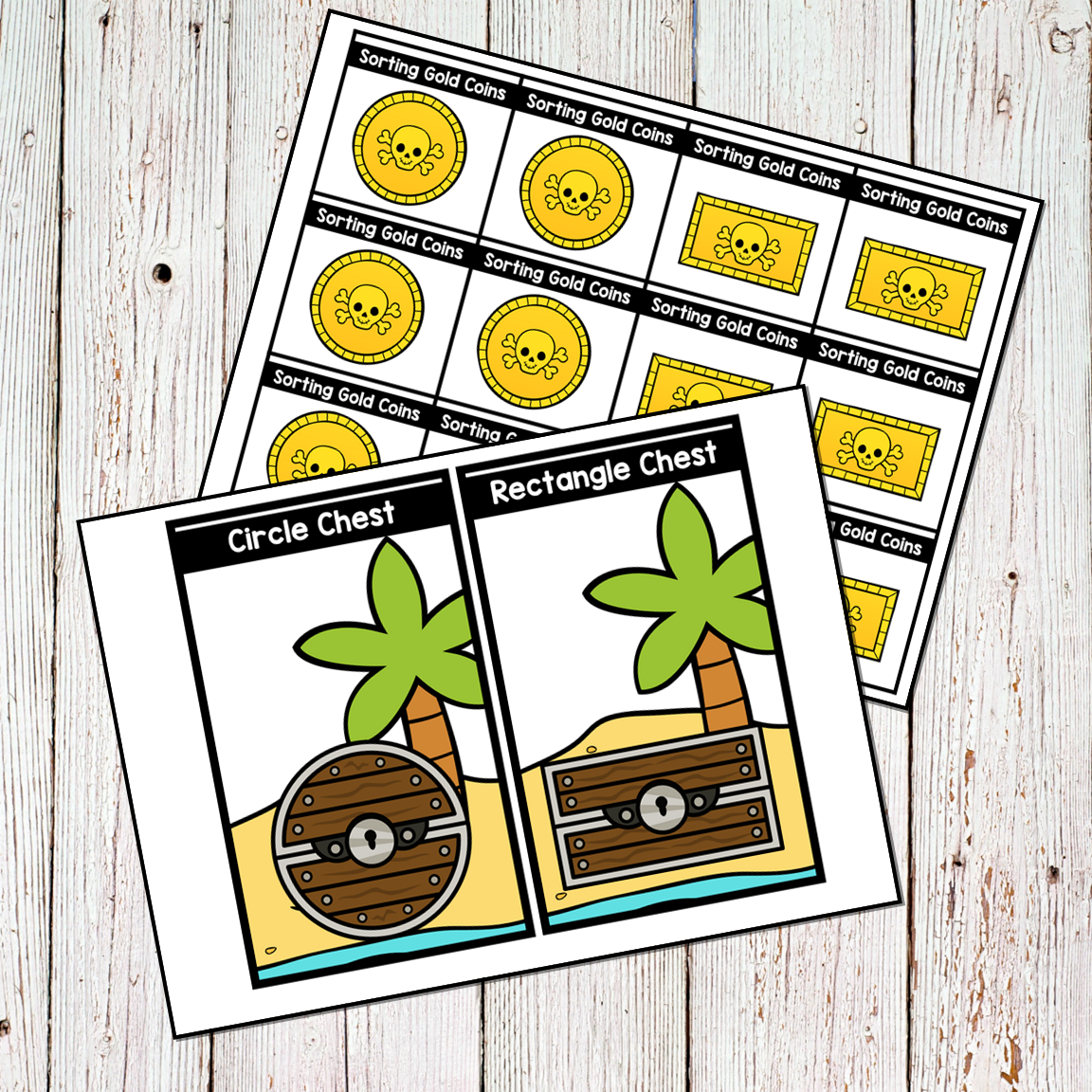 Pirates Themed Preschool Kindergarten Mini Unit