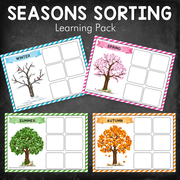 Four Seasons Sorting Activity (REAL IMAGES)