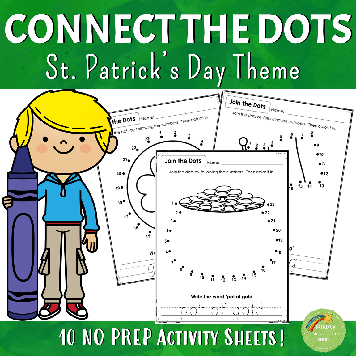 80 Connect the Dots Activity Sheets - HOLIDAY BUNDLE