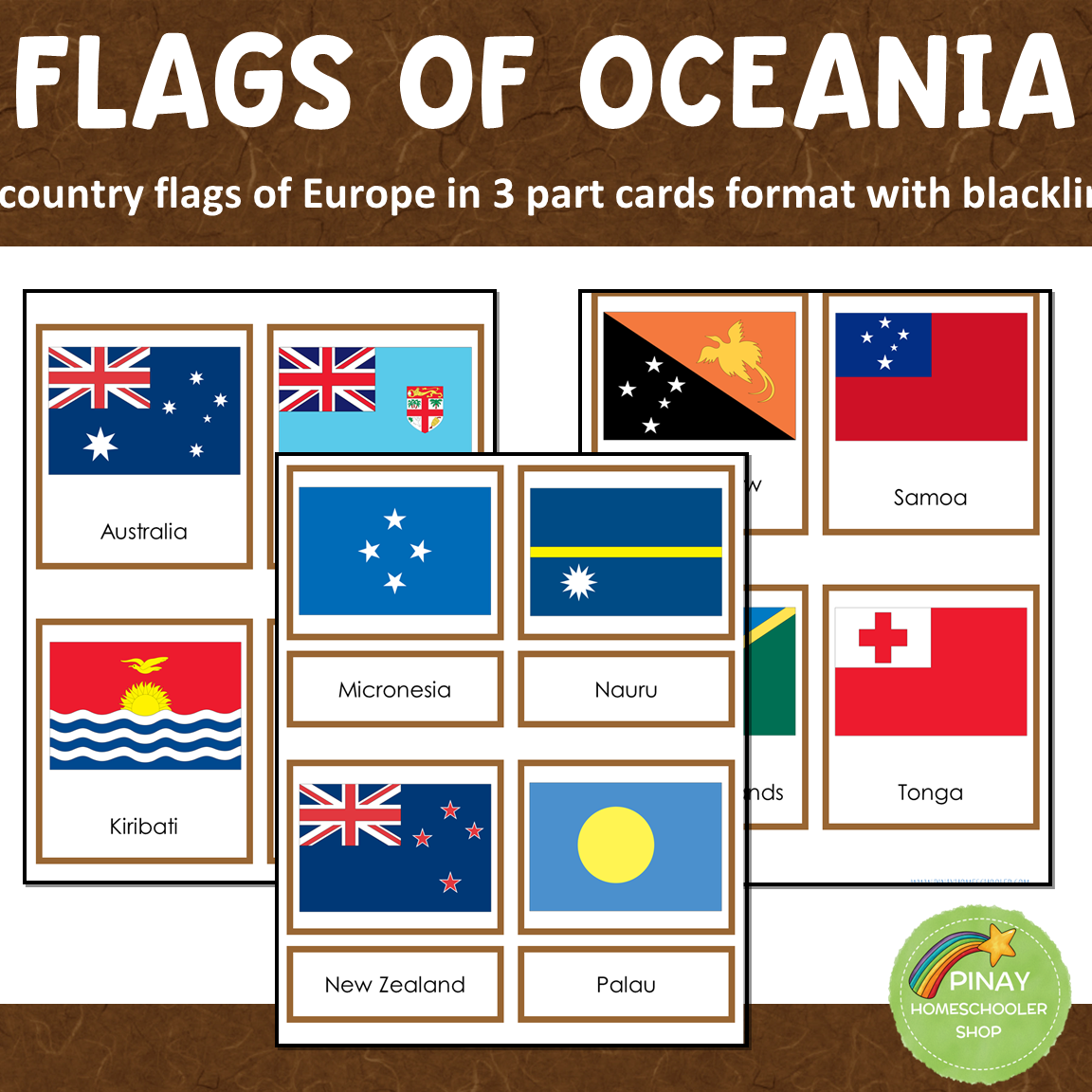 Montessori Country Flags Bundle - COMPLETE