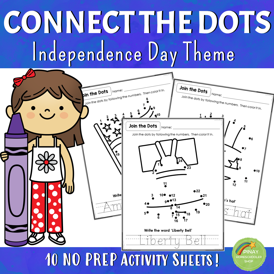 80 Connect the Dots Activity Sheets - HOLIDAY BUNDLE