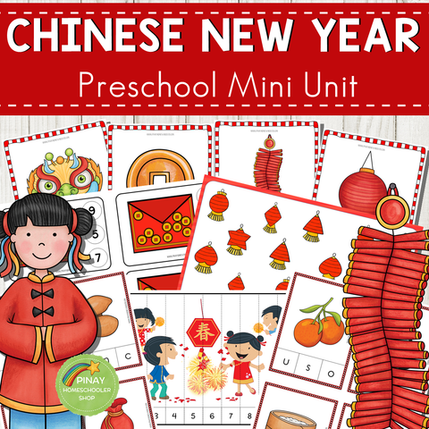 Chinese New Year Preschool and Kindergarten Mini Unit Activities