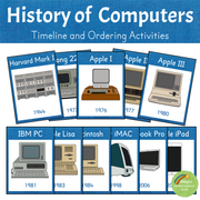 History of Computers - Timeline and Ordering Activities