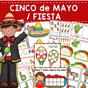 Cinco de Mayo Fiesta Themed Preschool Kindergarten Mini Unit