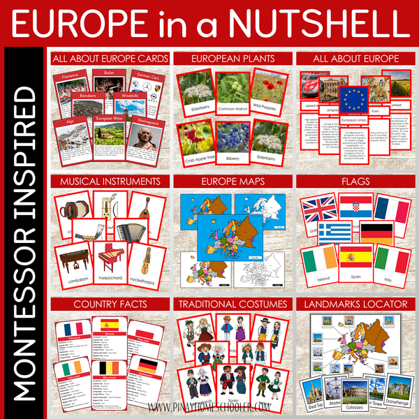 Europe in a Nutshell - Montessori Continent Study