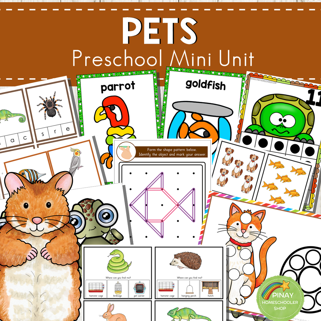 Pets Themed Preschool Kindergarten Mini Unit – Pinay Homeschooler Shop pets-themed-preschool-kindergarten-mini-unit-pinay-homeschooler-shop
