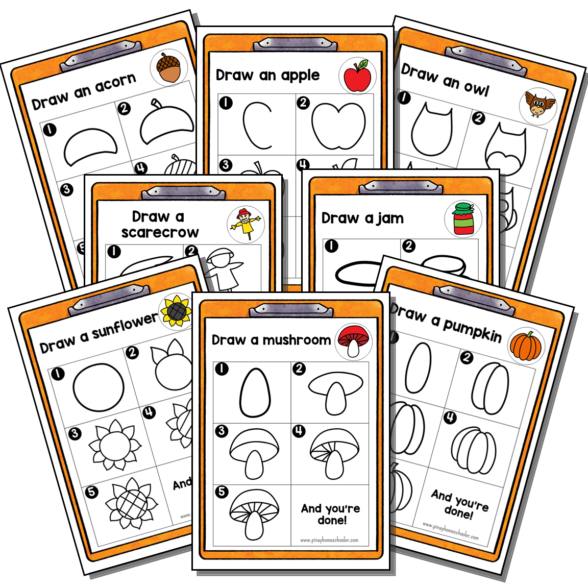 Directed Drawing - Autumn Theme