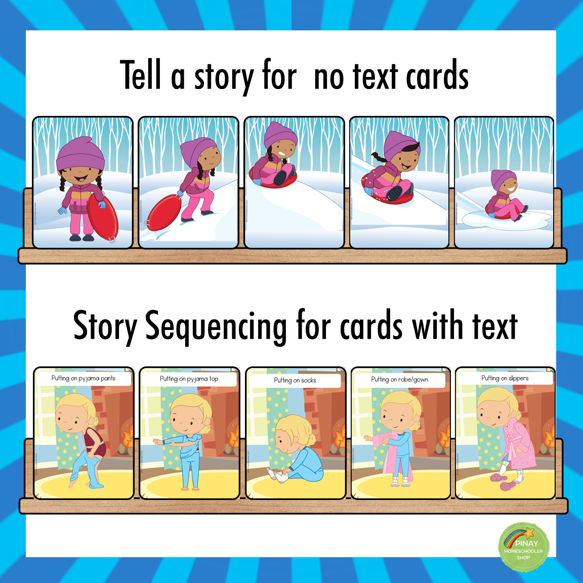 Winter Picture Sequencing | Tell A Story