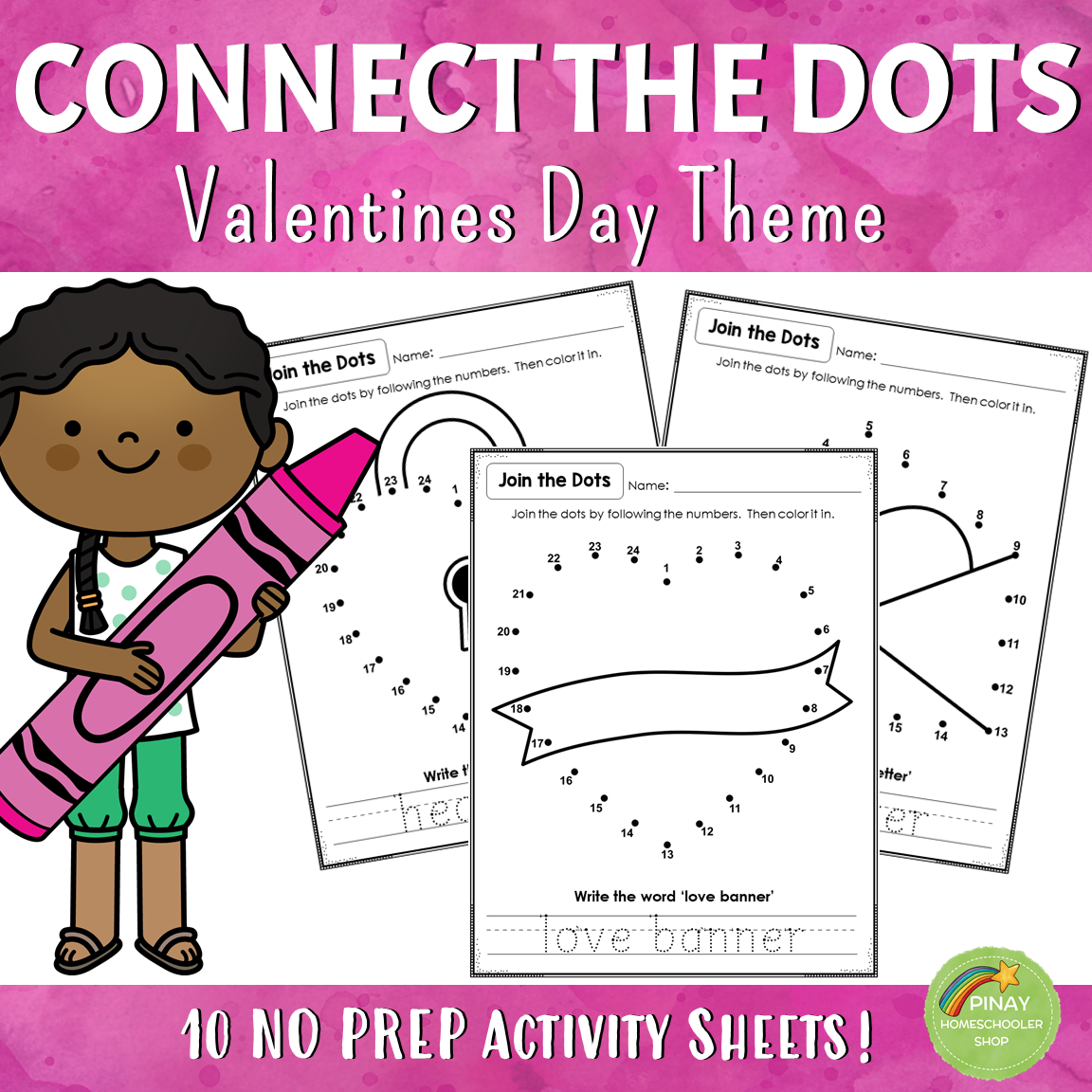 80 Connect the Dots Activity Sheets - HOLIDAY BUNDLE