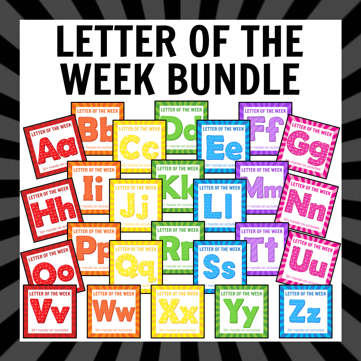Letter of the Week Alphabet Curriculum Ultimate Bundle