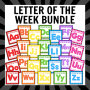 Letter of the Week Alphabet Curriculum Ultimate Bundle