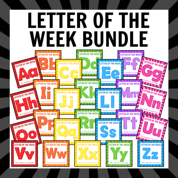 Letter of the Week Alphabet Curriculum Ultimate Bundle