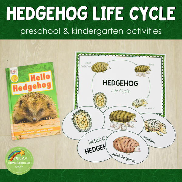 Hedgehog Life Cycle Set - Preschool & Kindergarten Science Centers
