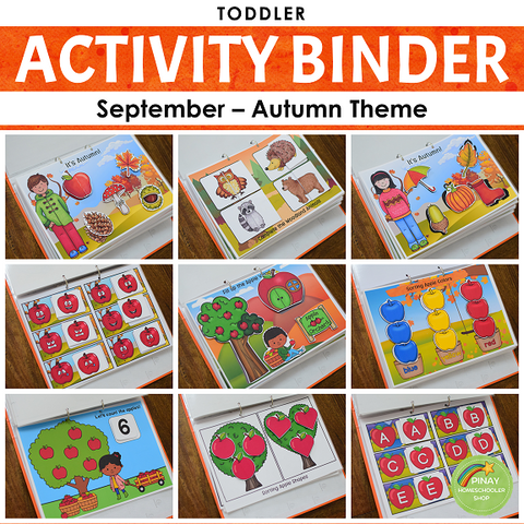 Autumn Activity Binder - Toddlers
