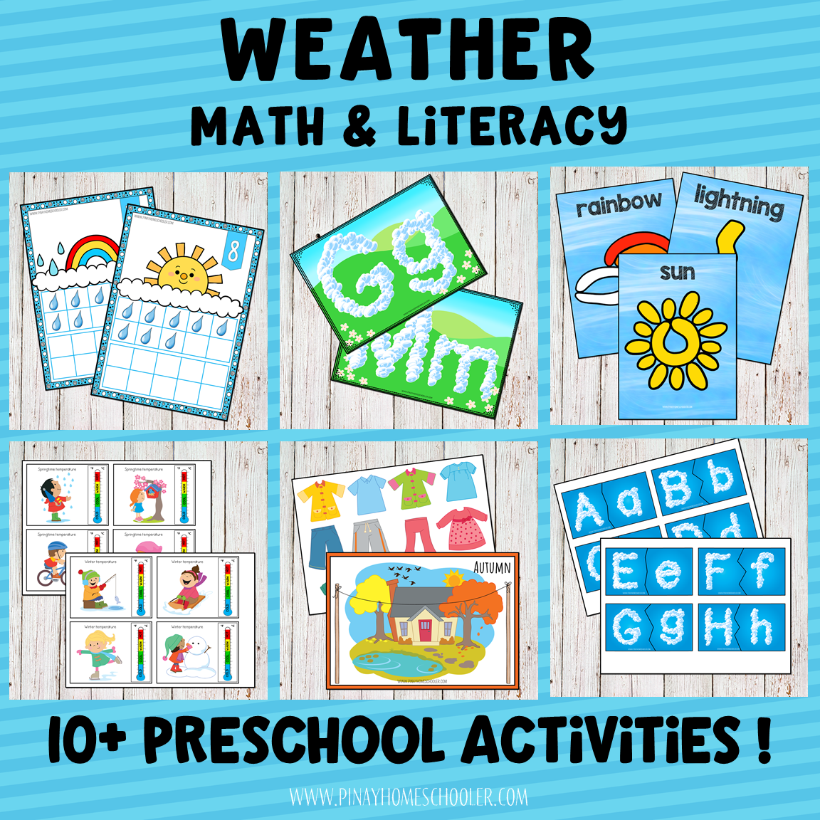 Weather Themed Preschool Mini Unit Activities