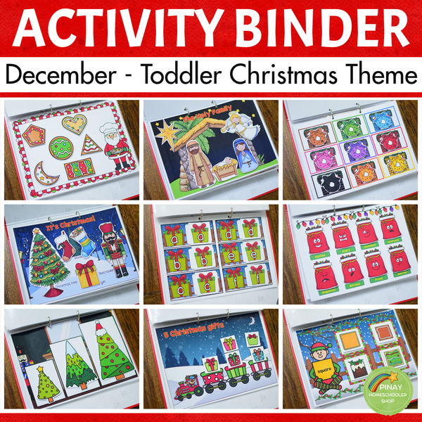 Christmas Activity Binder - Toddlers