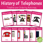 History of Telephones - Timeline and Ordering Activities