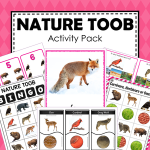 Safari Toob Nature Preschool Kindergarten Activity Pack