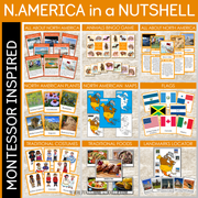 North America in a Nutshell - Montessori Continent Study