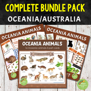 Montessori Oceania Animals Complete BUNDLE Pack