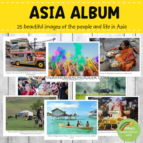 Asia Montessori Geography Folder - Photos