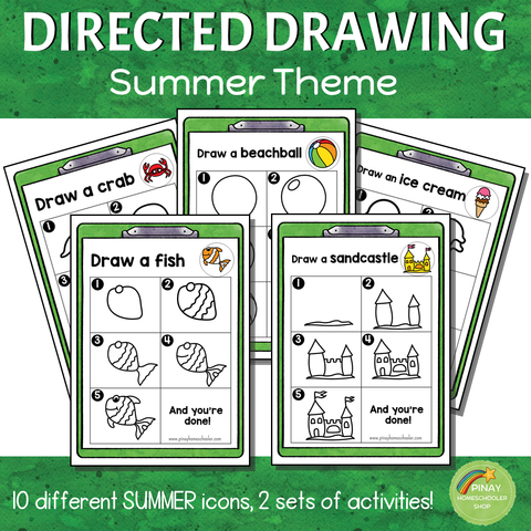 Directed Drawing - Summer Theme