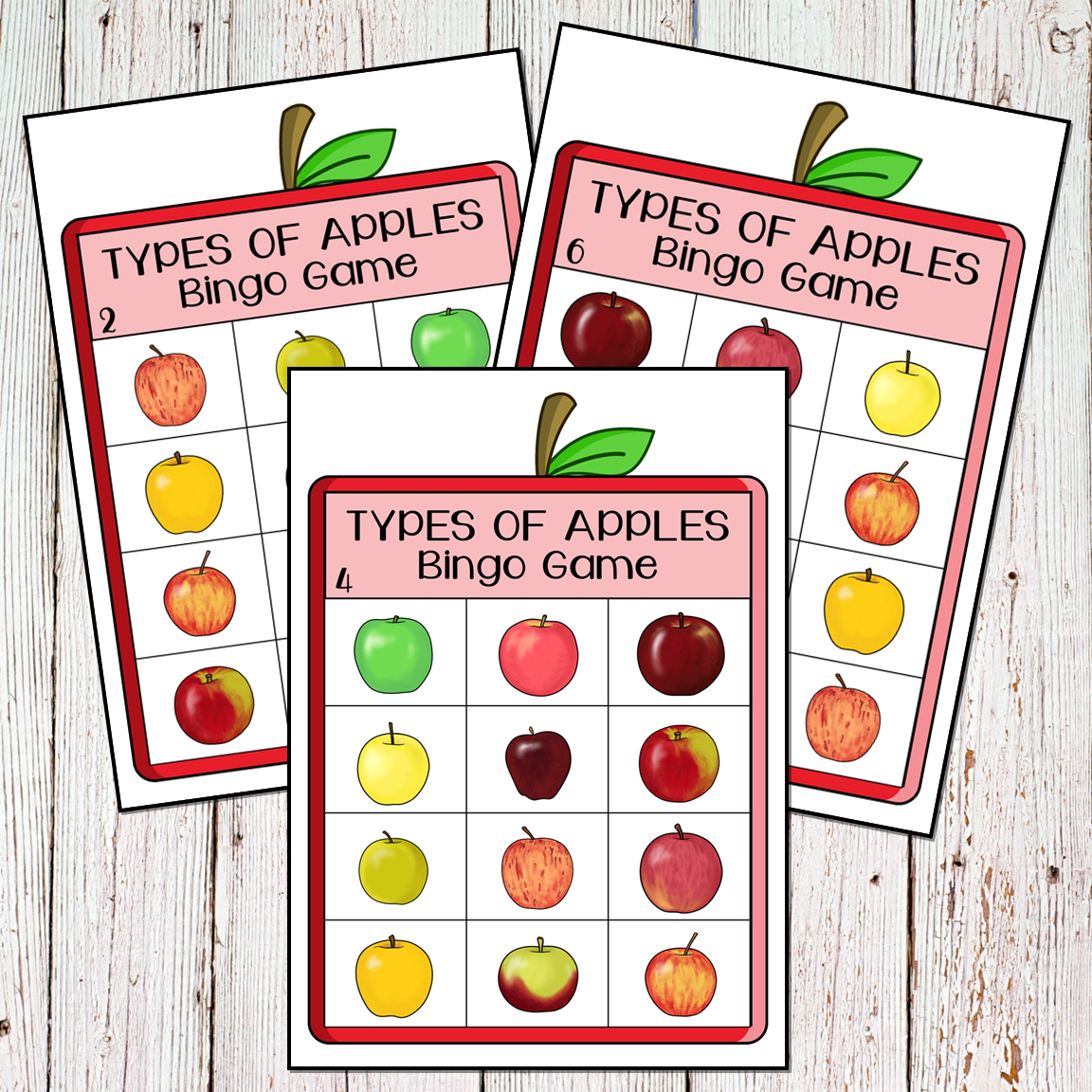 Apple Themed Preschool Math & Literacy Centers