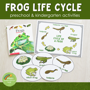 Frog Life Cycle Activity Set -Preschool & Kindergarten Science Centers