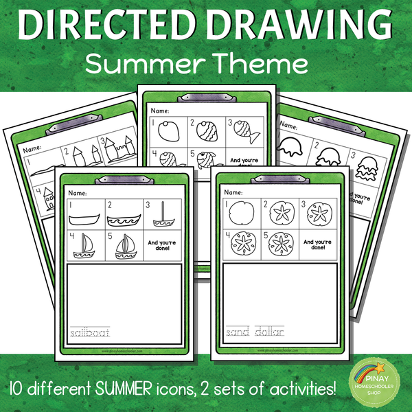 Directed Drawing - Summer Theme