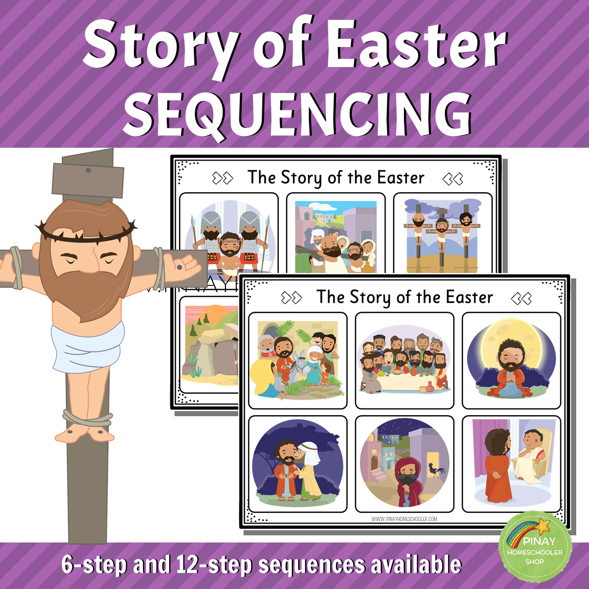Story of Christmas and Easter Sequencing BUNDLE
