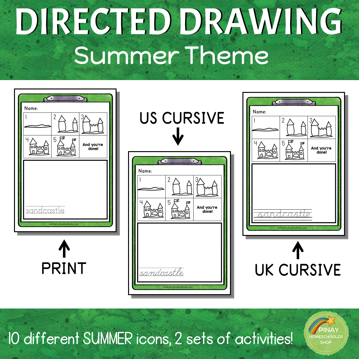 Directed Drawing - Summer Theme